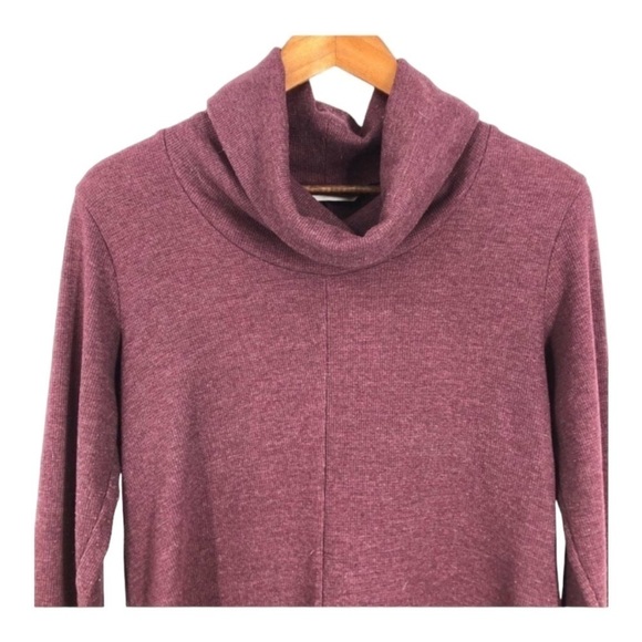 WOOLRICH Burgundy Long Sleeve Lightweight Turtleneck Sweater Oversized Small - Picture 3 of 7